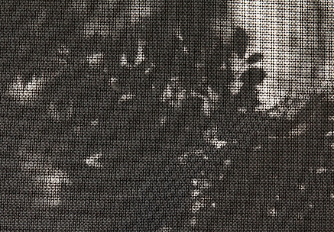 Shadows on Blind in Villa, Acireale, Sicily